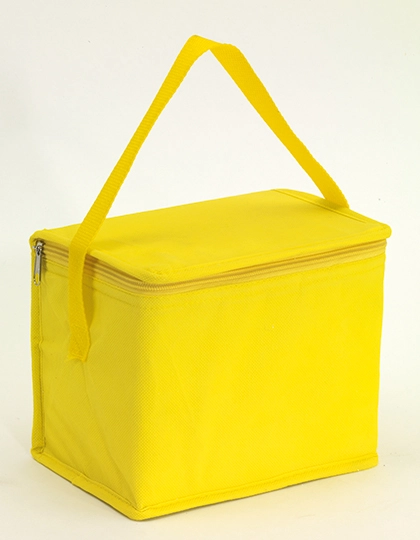 Kühltasche Celsius zum Besticken und Bedrucken in der Farbe Yellow mit Ihren Logo, Schriftzug oder Motiv.