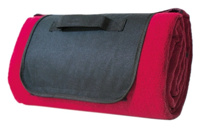 Picknick-Decke zum Besticken und Bedrucken in der Farbe Red mit Ihren Logo, Schriftzug oder Motiv.