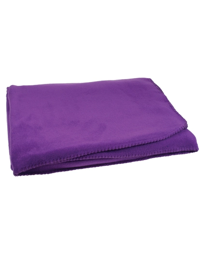 Basic Picknickdecke zum Besticken und Bedrucken in der Farbe Purple mit Ihren Logo, Schriftzug oder Motiv.