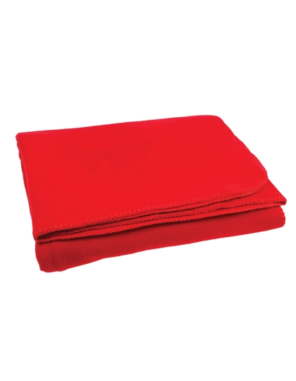 Basic Picknickdecke zum Besticken und Bedrucken in der Farbe Red mit Ihren Logo, Schriftzug oder Motiv.
