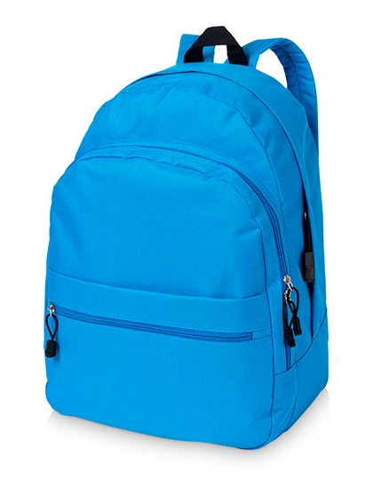 Trend Backpack zum Besticken und Bedrucken in der Farbe Aqua Blue mit Ihren Logo, Schriftzug oder Motiv.