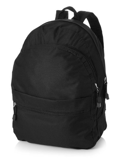 Trend Backpack zum Besticken und Bedrucken in der Farbe Black mit Ihren Logo, Schriftzug oder Motiv.
