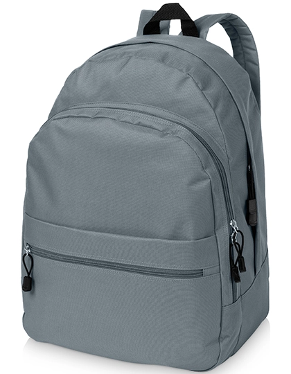 Trend Backpack zum Besticken und Bedrucken in der Farbe Grey mit Ihren Logo, Schriftzug oder Motiv.