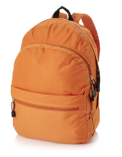 Trend Backpack zum Besticken und Bedrucken in der Farbe Orange mit Ihren Logo, Schriftzug oder Motiv.