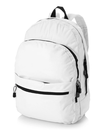 Trend Backpack zum Besticken und Bedrucken in der Farbe White mit Ihren Logo, Schriftzug oder Motiv.