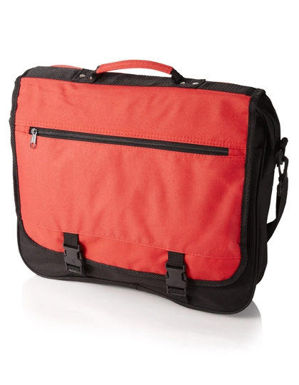 Anchorage Conference Bag zum Besticken und Bedrucken in der Farbe Red-Black mit Ihren Logo, Schriftzug oder Motiv.