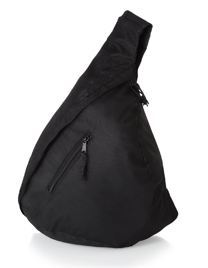 Brooklyn Triangle Citybag zum Besticken und Bedrucken in der Farbe Black mit Ihren Logo, Schriftzug oder Motiv.