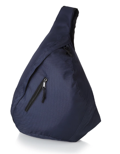 Brooklyn Triangle Citybag zum Besticken und Bedrucken in der Farbe Navy mit Ihren Logo, Schriftzug oder Motiv.