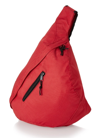 Brooklyn Triangle Citybag zum Besticken und Bedrucken in der Farbe Red mit Ihren Logo, Schriftzug oder Motiv.