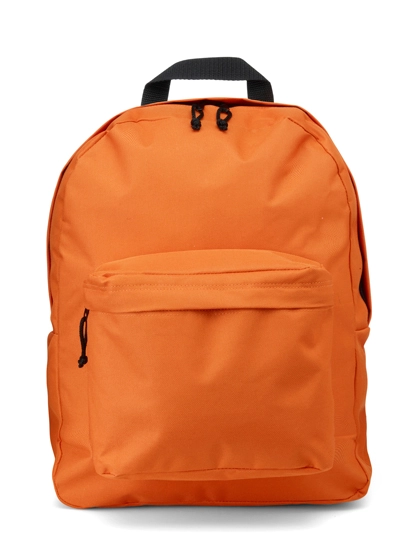Rucksack Basic zum Besticken und Bedrucken in der Farbe Orange mit Ihren Logo, Schriftzug oder Motiv.