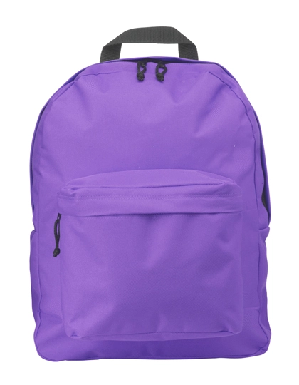 Rucksack Basic zum Besticken und Bedrucken in der Farbe Purple mit Ihren Logo, Schriftzug oder Motiv.