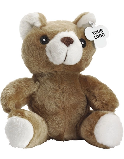 Plüsch-Teddy-Bär Barney zum Besticken und Bedrucken in der Farbe Brown mit Ihren Logo, Schriftzug oder Motiv.