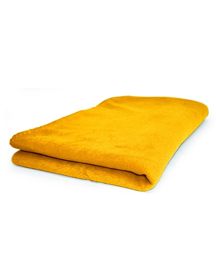 Picknick-Decke zum Besticken und Bedrucken in der Farbe Yellow mit Ihren Logo, Schriftzug oder Motiv.