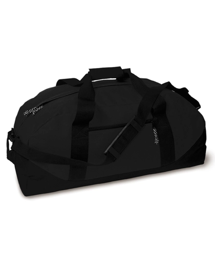 Sporttasche Nottingham zum Besticken und Bedrucken in der Farbe Black-Black mit Ihren Logo, Schriftzug oder Motiv.
