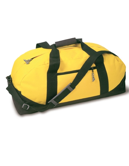 Sporttasche Nottingham zum Besticken und Bedrucken in der Farbe Yellow-Black mit Ihren Logo, Schriftzug oder Motiv.