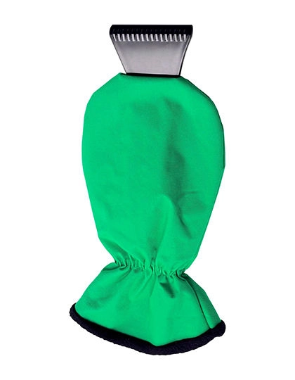 Eiskratzer mit XXL-Schutz-Handschuh zum Besticken und Bedrucken in der Farbe Light Green mit Ihren Logo, Schriftzug oder Motiv.