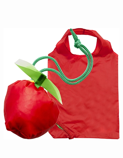 Einkaufstasche 'Fruits' zum Besticken und Bedrucken in der Farbe Red mit Ihren Logo, Schriftzug oder Motiv.