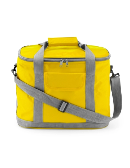 Kühltasche Morello zum Besticken und Bedrucken in der Farbe Yellow mit Ihren Logo, Schriftzug oder Motiv.