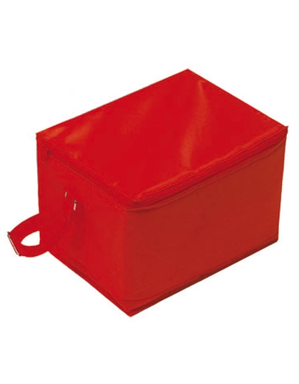 Kühltasche Freeze, groß zum Besticken und Bedrucken in der Farbe Red mit Ihren Logo, Schriftzug oder Motiv.