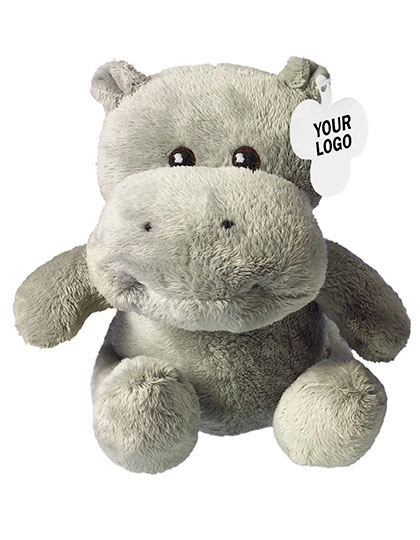 Plüsch-Nilpferd Hippo zum Besticken und Bedrucken mit Ihren Logo, Schriftzug oder Motiv.