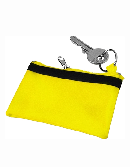 Schlüsseletui Edition zum Besticken und Bedrucken in der Farbe Yellow mit Ihren Logo, Schriftzug oder Motiv.