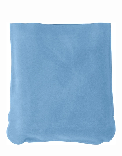Inflatable Neck Cushion Trip zum Besticken und Bedrucken in der Farbe Pale Blue mit Ihren Logo, Schriftzug oder Motiv.