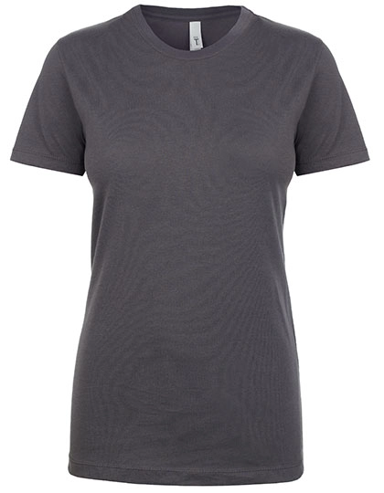 Ladies´ Ideal T-Shirt zum Besticken und Bedrucken in der Farbe Dark Grey mit Ihren Logo, Schriftzug oder Motiv.