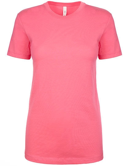 Ladies´ Ideal T-Shirt zum Besticken und Bedrucken in der Farbe Hot Pink mit Ihren Logo, Schriftzug oder Motiv.