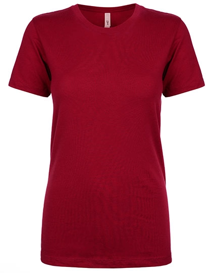 Ladies´ Ideal T-Shirt zum Besticken und Bedrucken in der Farbe Scarlet mit Ihren Logo, Schriftzug oder Motiv.