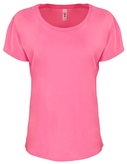 Ladies´ Ideal Dolman T zum Besticken und Bedrucken in der Farbe Hot Pink mit Ihren Logo, Schriftzug oder Motiv.