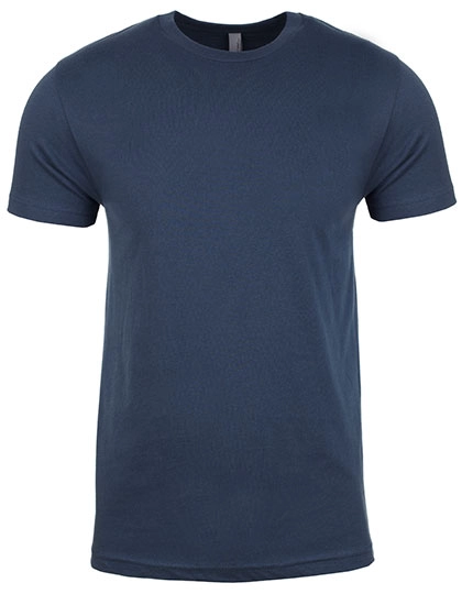 Men´s Crew Neck T-Shirt zum Besticken und Bedrucken in der Farbe Indigo mit Ihren Logo, Schriftzug oder Motiv.