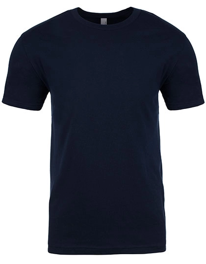 Men´s Crew Neck T-Shirt zum Besticken und Bedrucken in der Farbe Midnight Navy mit Ihren Logo, Schriftzug oder Motiv.