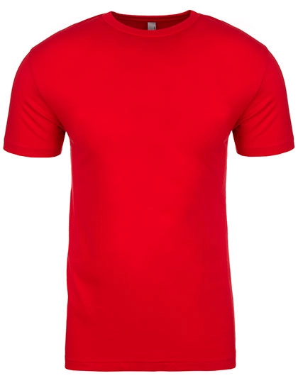 Men´s Crew Neck T-Shirt zum Besticken und Bedrucken in der Farbe Red mit Ihren Logo, Schriftzug oder Motiv.