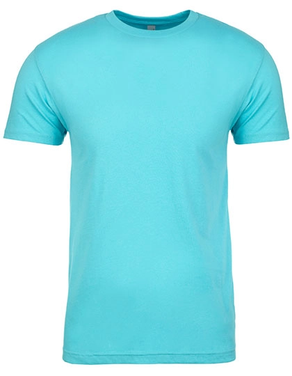 Men´s Crew Neck T-Shirt zum Besticken und Bedrucken in der Farbe Tahiti Blue mit Ihren Logo, Schriftzug oder Motiv.