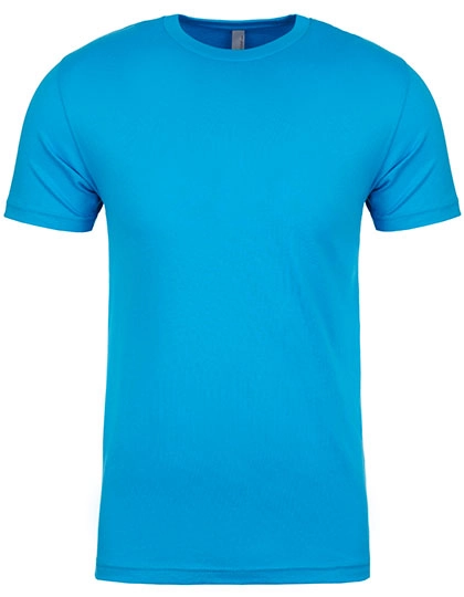 Men´s Crew Neck T-Shirt zum Besticken und Bedrucken in der Farbe Turquoise mit Ihren Logo, Schriftzug oder Motiv.