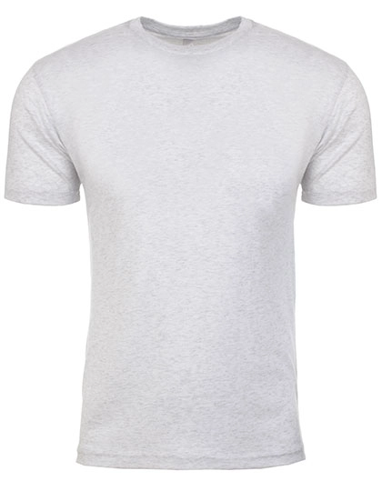 Men´s Tri-Blend T-Shirt zum Besticken und Bedrucken in der Farbe Heather White (Tri-Blend) mit Ihren Logo, Schriftzug oder Motiv.