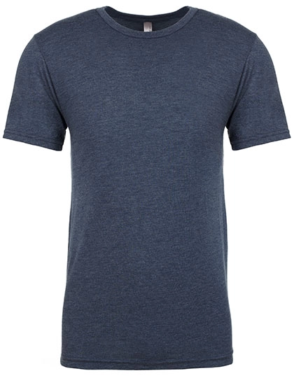 Men´s Tri-Blend T-Shirt zum Besticken und Bedrucken in der Farbe Indigo (Tri-Blend) mit Ihren Logo, Schriftzug oder Motiv.