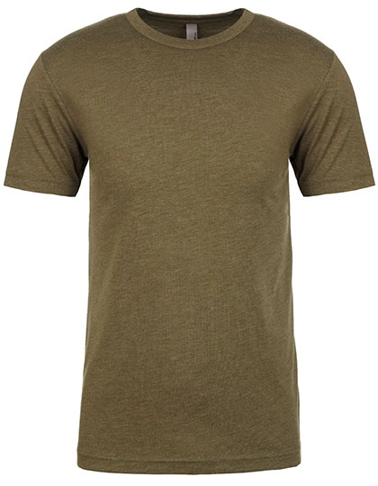 Men´s Tri-Blend T-Shirt zum Besticken und Bedrucken in der Farbe Military Green (Tri-Blend) mit Ihren Logo, Schriftzug oder Motiv.