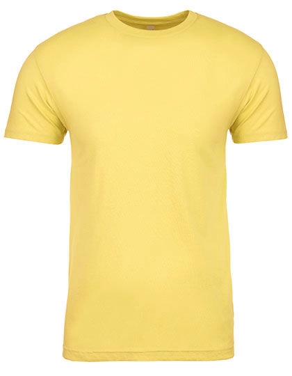 Men´s Sueded T-Shirt zum Besticken und Bedrucken in der Farbe Banana Cream mit Ihren Logo, Schriftzug oder Motiv.