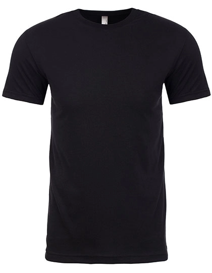 Men´s Sueded T-Shirt zum Besticken und Bedrucken in der Farbe Black mit Ihren Logo, Schriftzug oder Motiv.