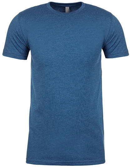 Men´s Sueded T-Shirt zum Besticken und Bedrucken in der Farbe Heather Cool Blue (Sueded) mit Ihren Logo, Schriftzug oder Motiv.