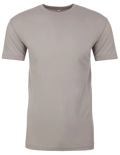 Men´s Sueded T-Shirt zum Besticken und Bedrucken in der Farbe Light Grey (Solid) mit Ihren Logo, Schriftzug oder Motiv.