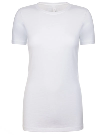 Ladies´ CVC T-Shirt zum Besticken und Bedrucken in der Farbe White mit Ihren Logo, Schriftzug oder Motiv.