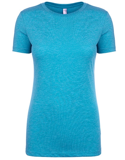 Ladies´ Tri-Blend T-Shirt zum Besticken und Bedrucken in der Farbe Vintage Turquoise (Tri-Blend) mit Ihren Logo, Schriftzug oder Motiv.