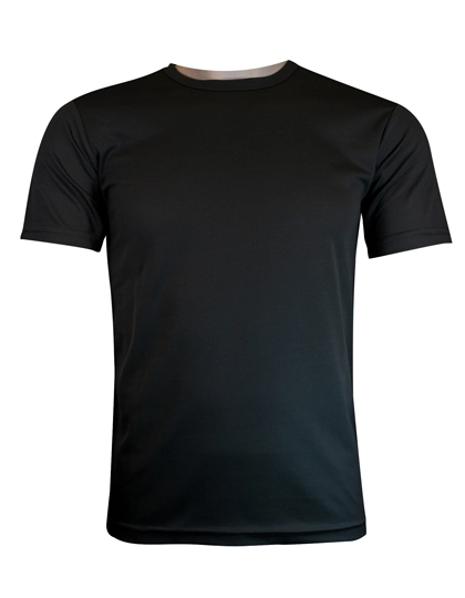 Funktions-Shirt Basic zum Besticken und Bedrucken in der Farbe Black mit Ihren Logo, Schriftzug oder Motiv.