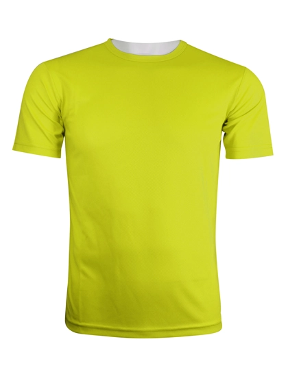 Funktions-Shirt Basic zum Besticken und Bedrucken in der Farbe Lime mit Ihren Logo, Schriftzug oder Motiv.