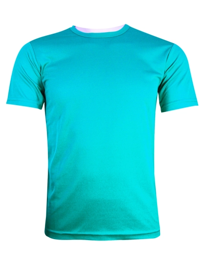 Funktions-Shirt Basic zum Besticken und Bedrucken in der Farbe Malibu Turquoise mit Ihren Logo, Schriftzug oder Motiv.