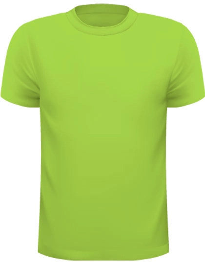 Funktions-Shirt Kinder zum Besticken und Bedrucken in der Farbe Lime mit Ihren Logo, Schriftzug oder Motiv.