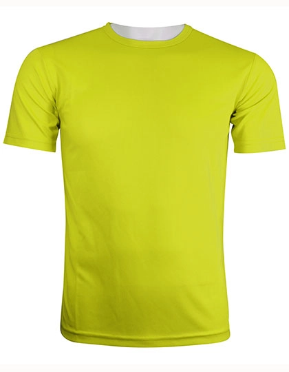 Unisex Funktions-Shirt Basic Recycelt zum Besticken und Bedrucken in der Farbe Lime mit Ihren Logo, Schriftzug oder Motiv.