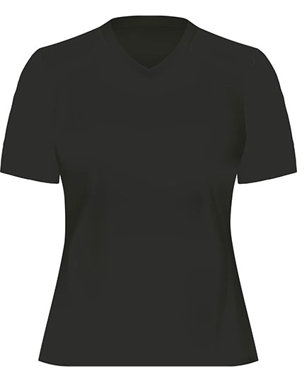 Funktions-Shirt Damen zum Besticken und Bedrucken in der Farbe Black mit Ihren Logo, Schriftzug oder Motiv.